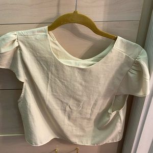 Sabo skirt cream colored top